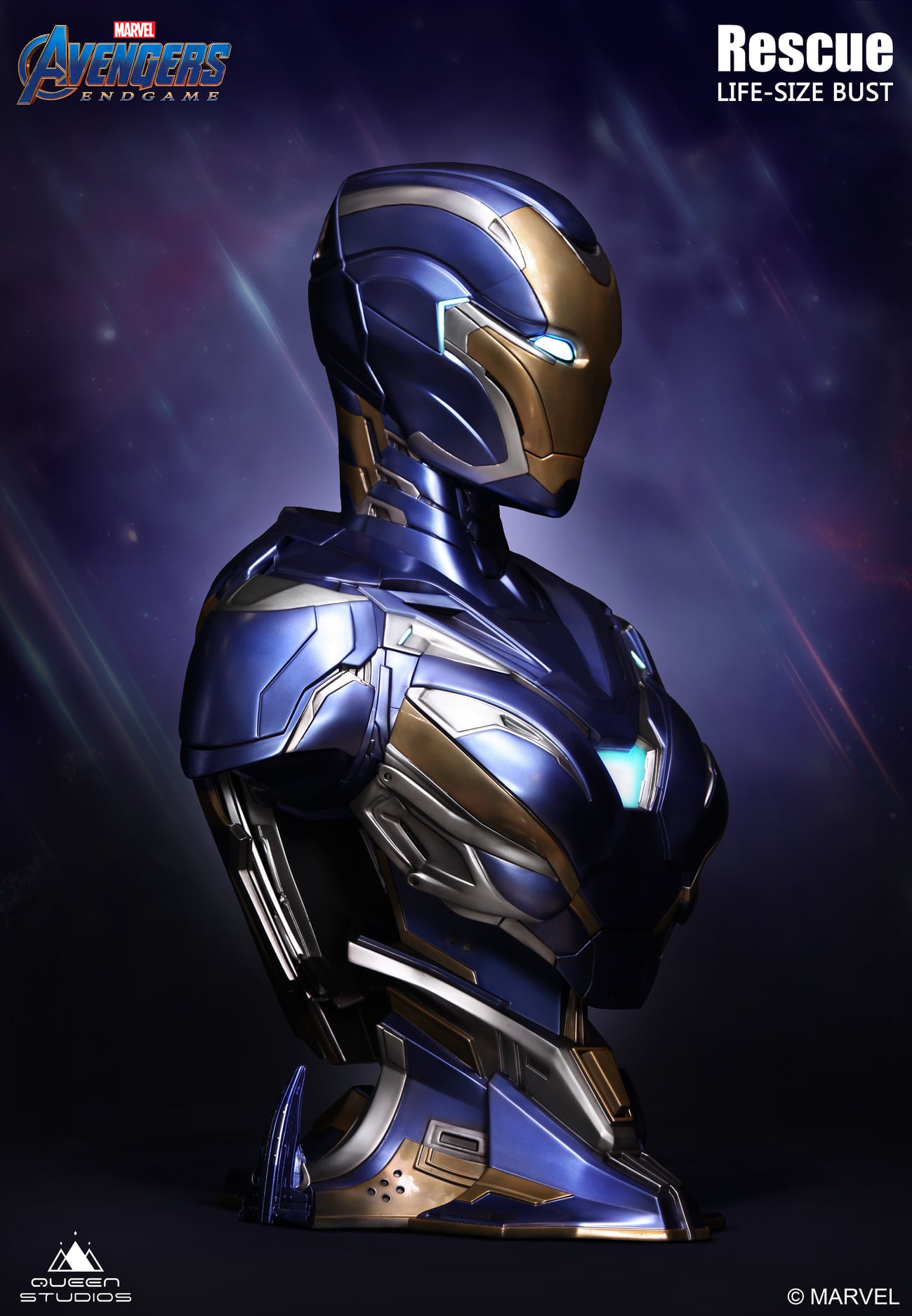 Queen Studios Life Size Iron Man Mark 49 Bust
