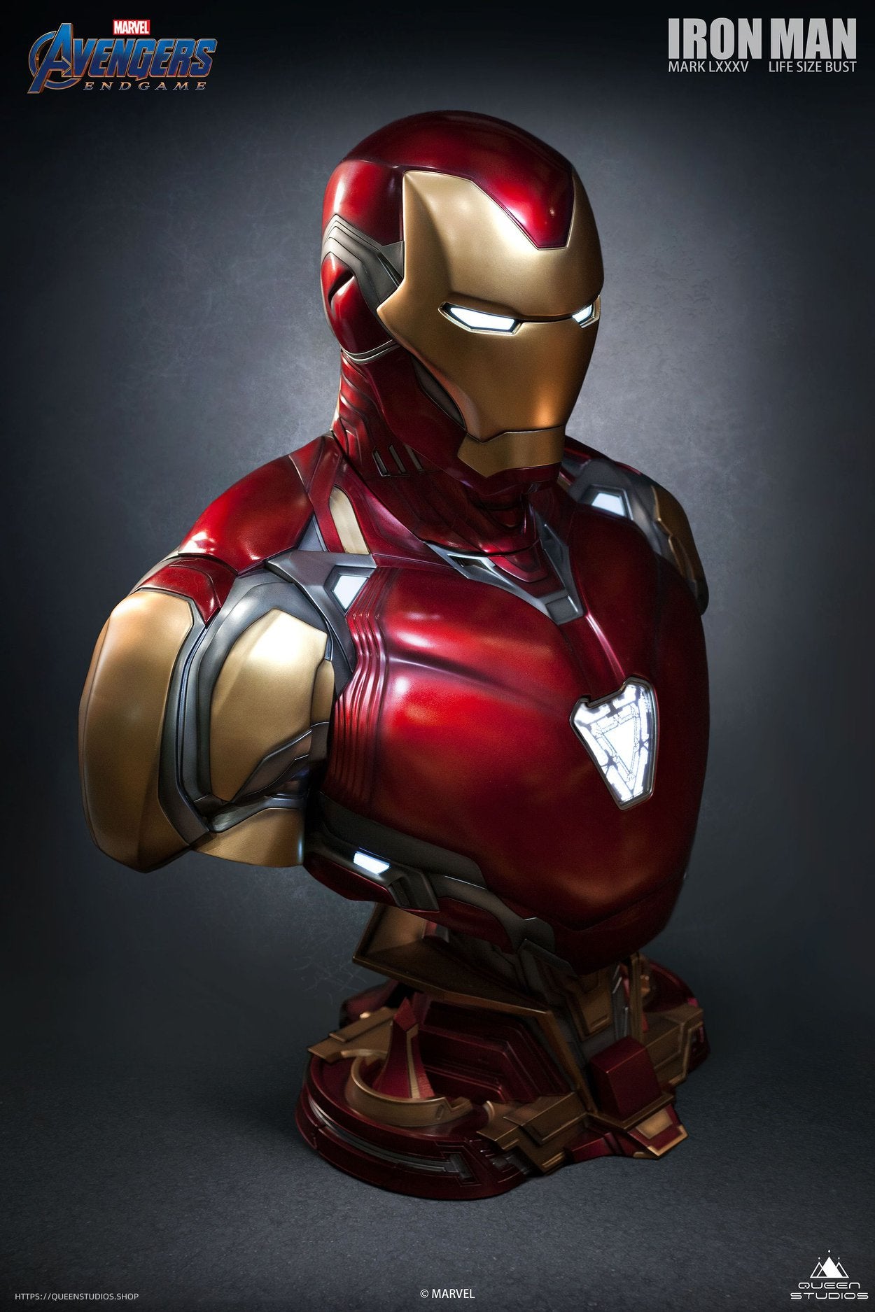 Queen Studios Life Size Iron Man Mark 85 bust