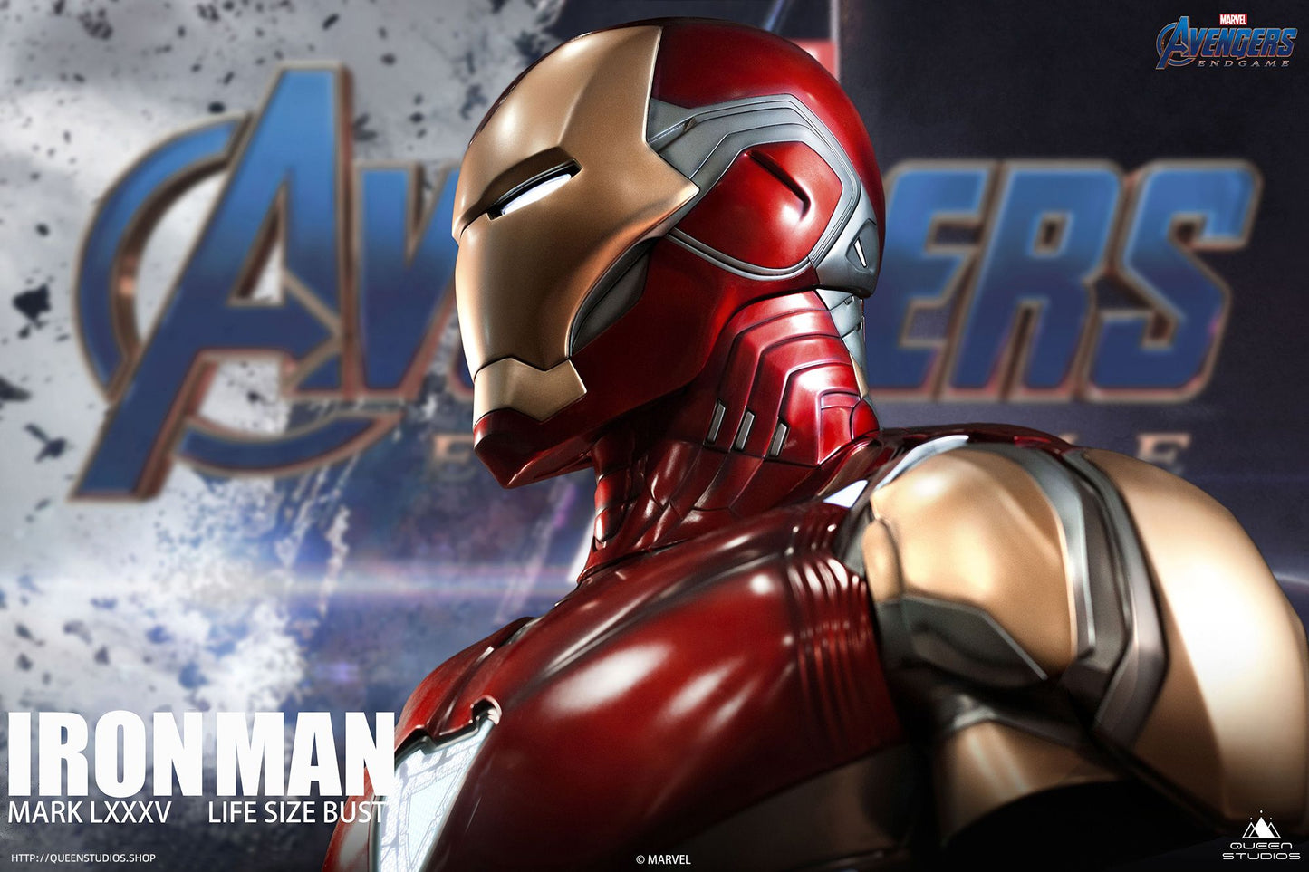 Queen Studios Life Size Iron Man Mark 85 bust
