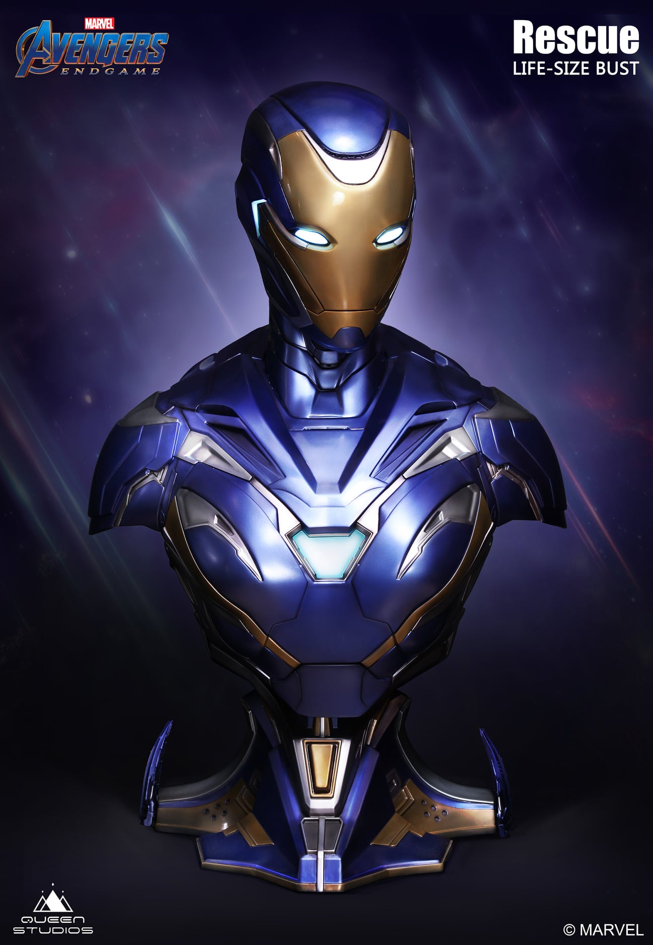 Queen Studios Life Size Iron Man Mark 49 Bust