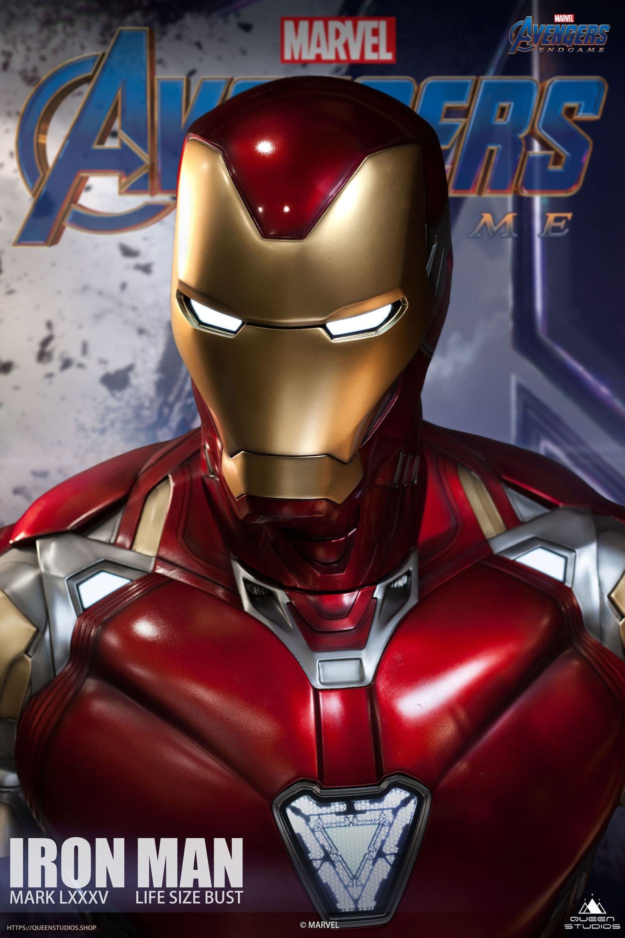 Queen Studios Life Size Iron Man Mark 85 bust