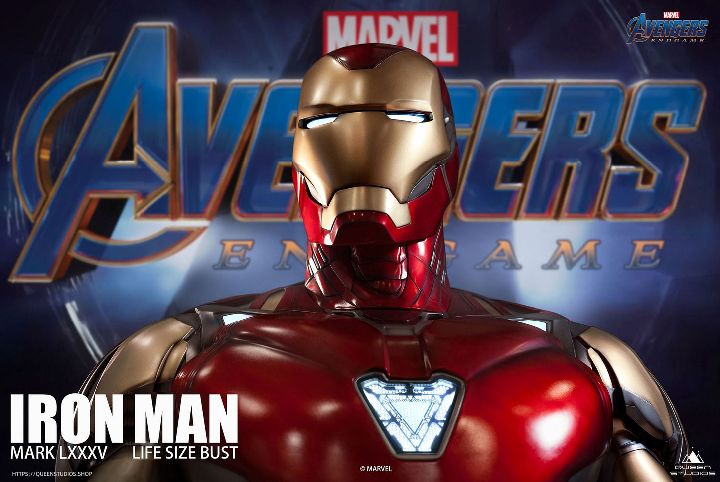 Queen Studios Life Size Iron Man Mark 85 bust