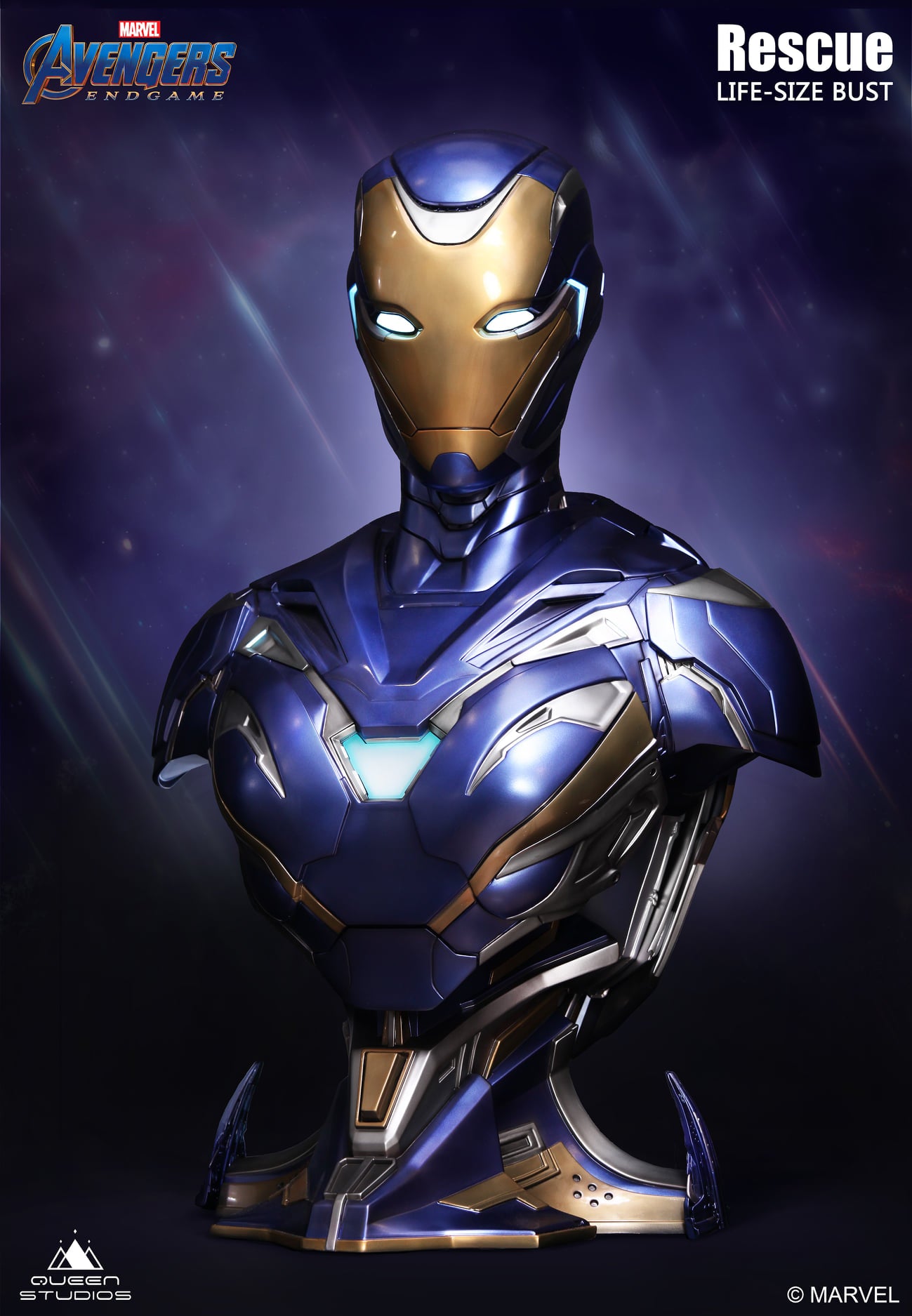 Queen Studios Life Size Iron Man Mark 49 Bust