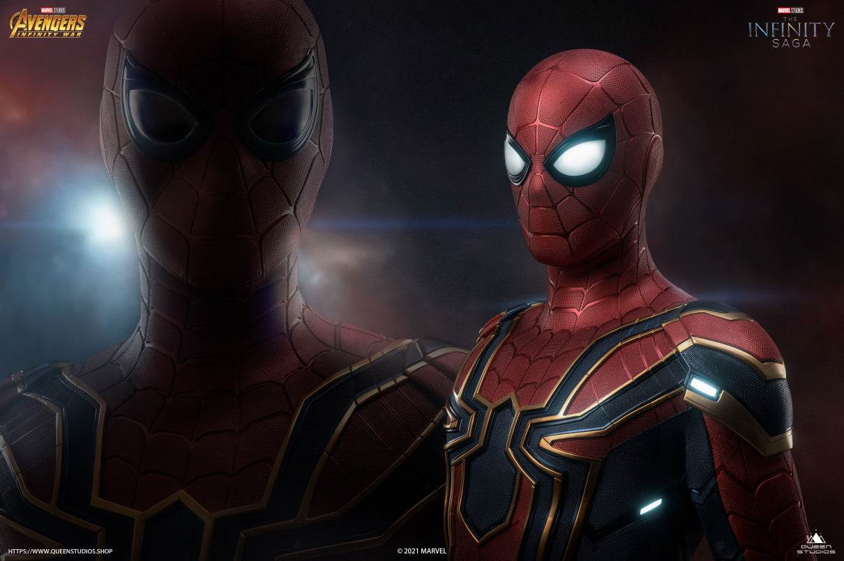 Queen Studios Life Size Iron Spider statue
