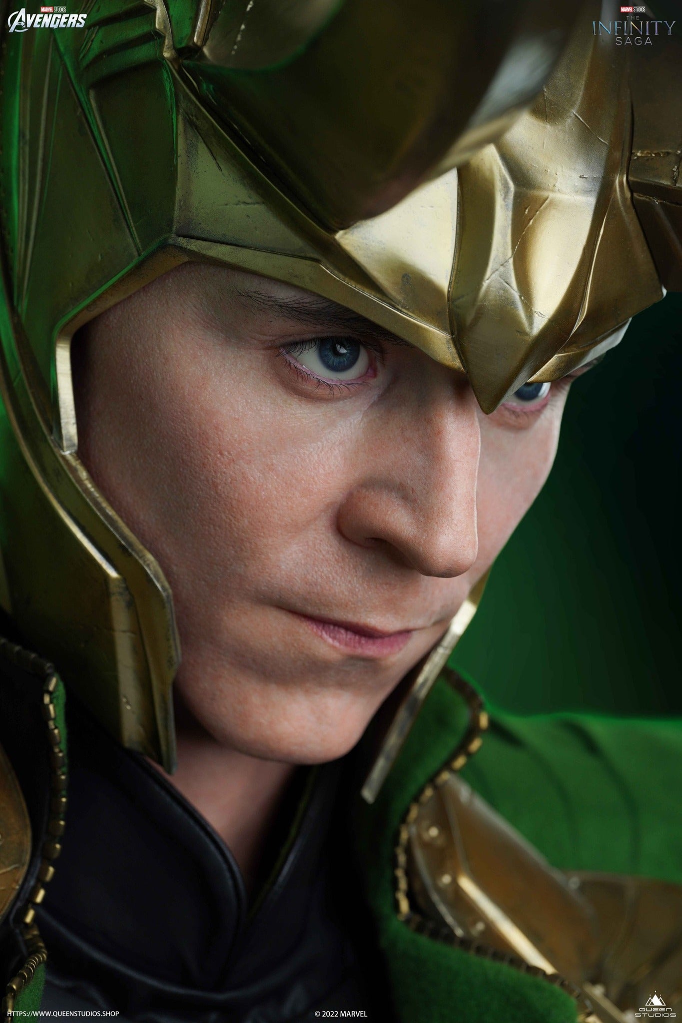 Queen Studios Life Size The Avengers Loki Bust 2.0