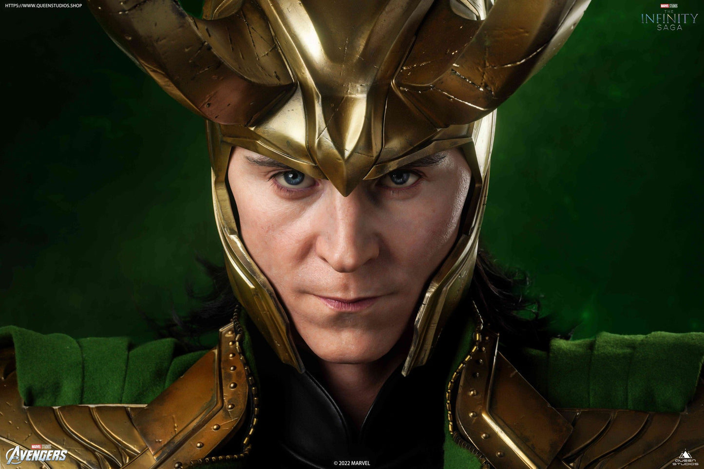 Queen Studios Life Size The Avengers Loki Bust 2.0