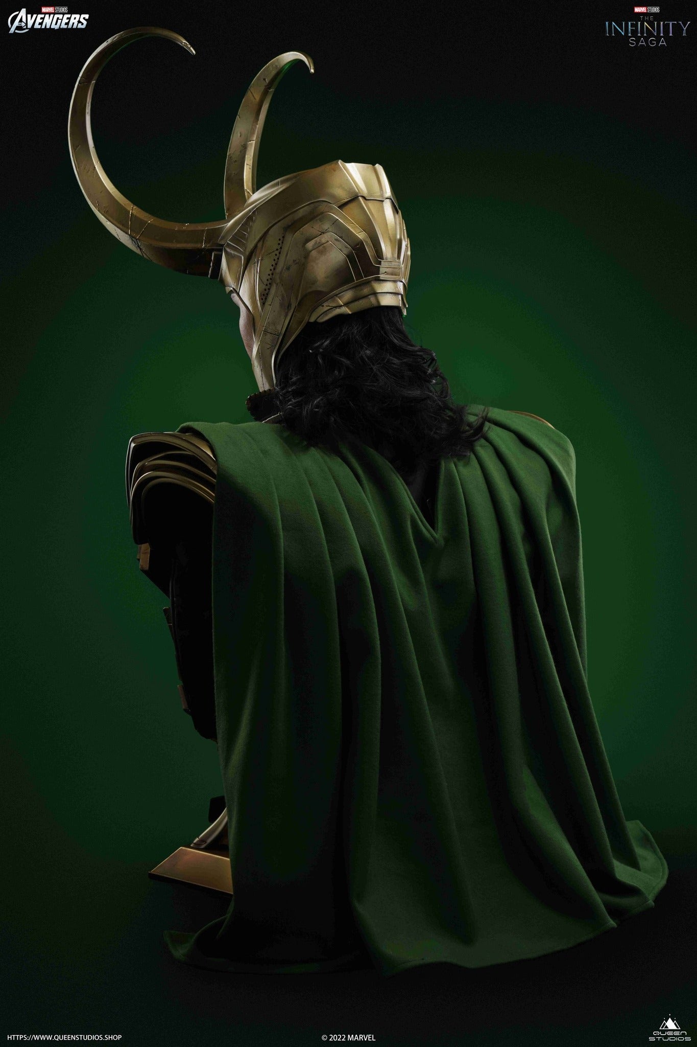 Queen Studios Life Size The Avengers Loki Bust 2.0