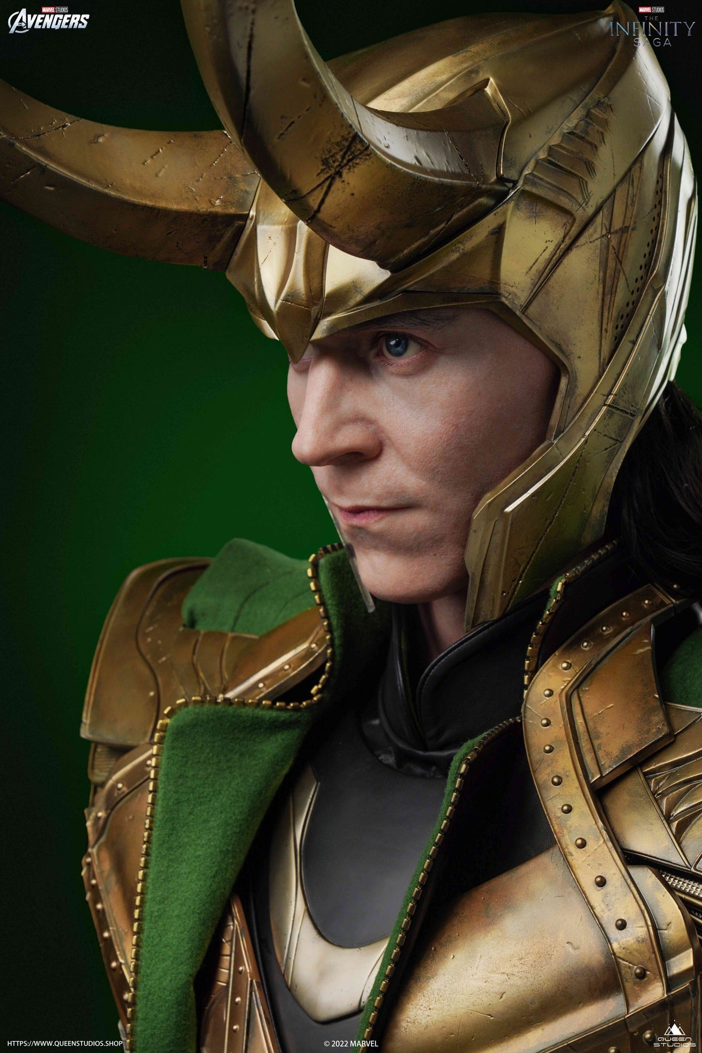 Queen Studios Life Size The Avengers Loki Bust 2.0