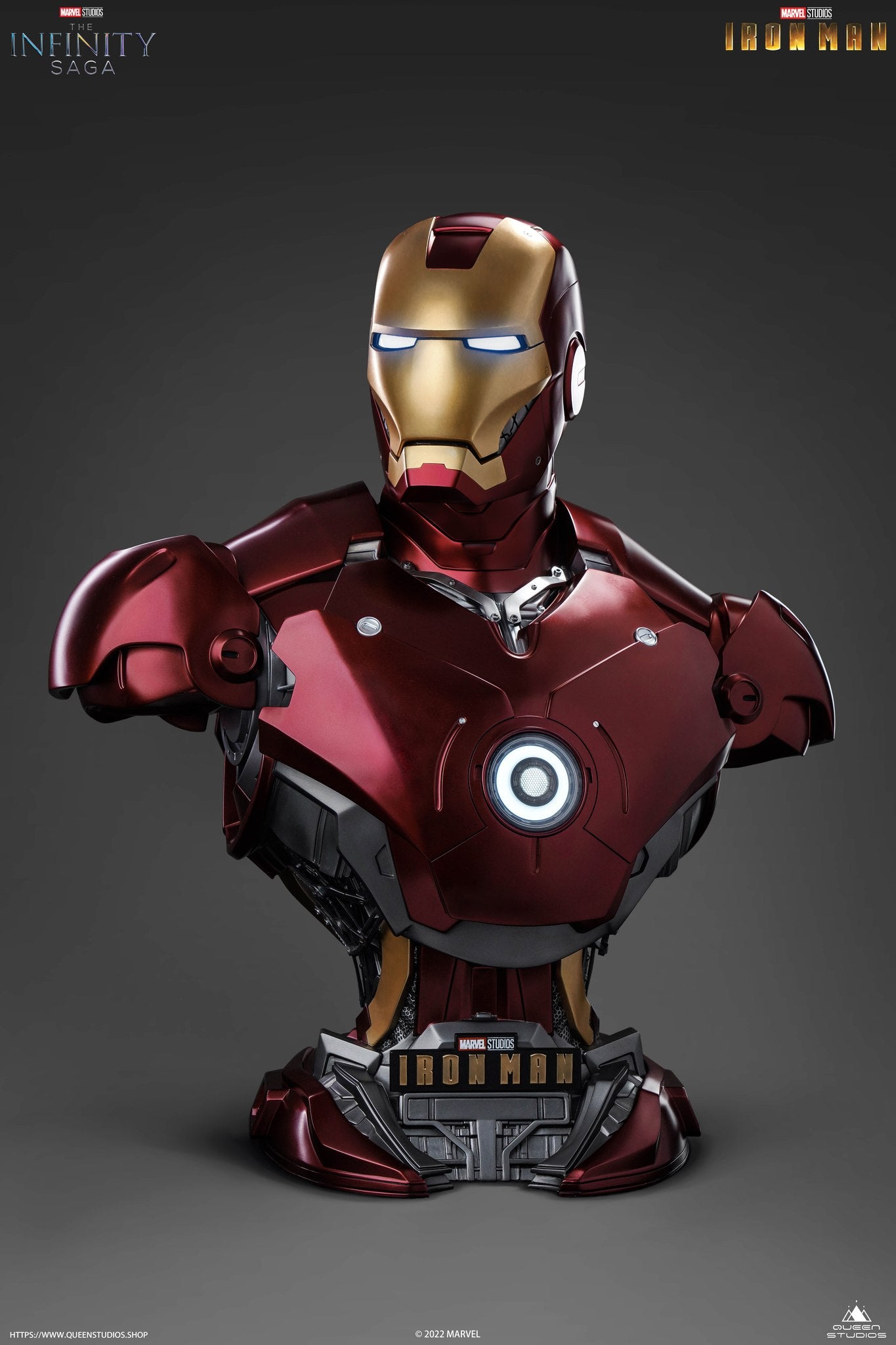 Queen Studios Life Size Iron Man Mark 3 Bust
