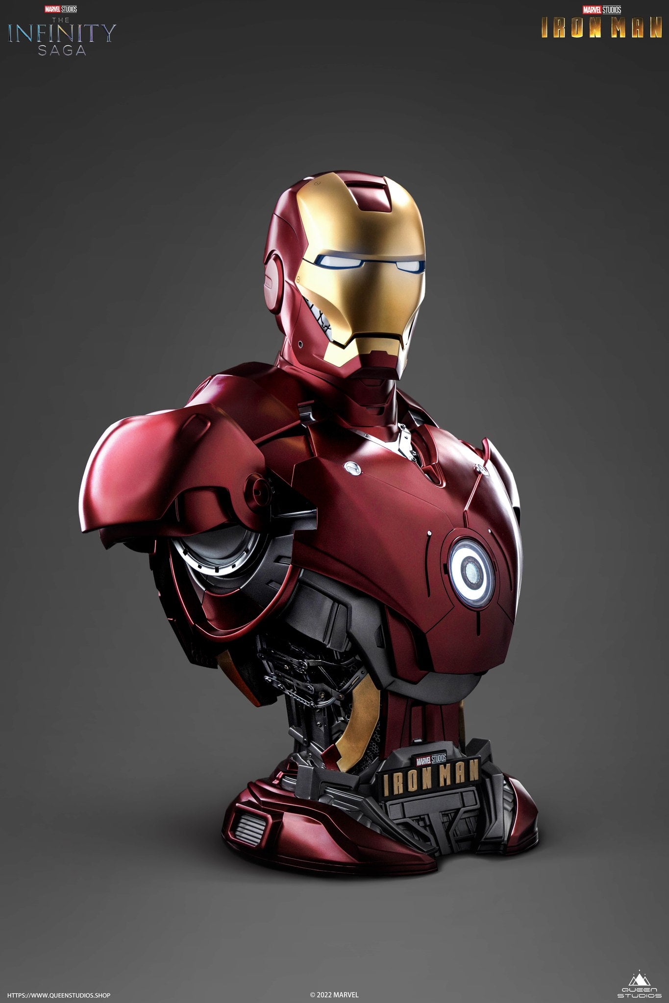 Queen Studios Life Size Iron Man Mark 3 Bust