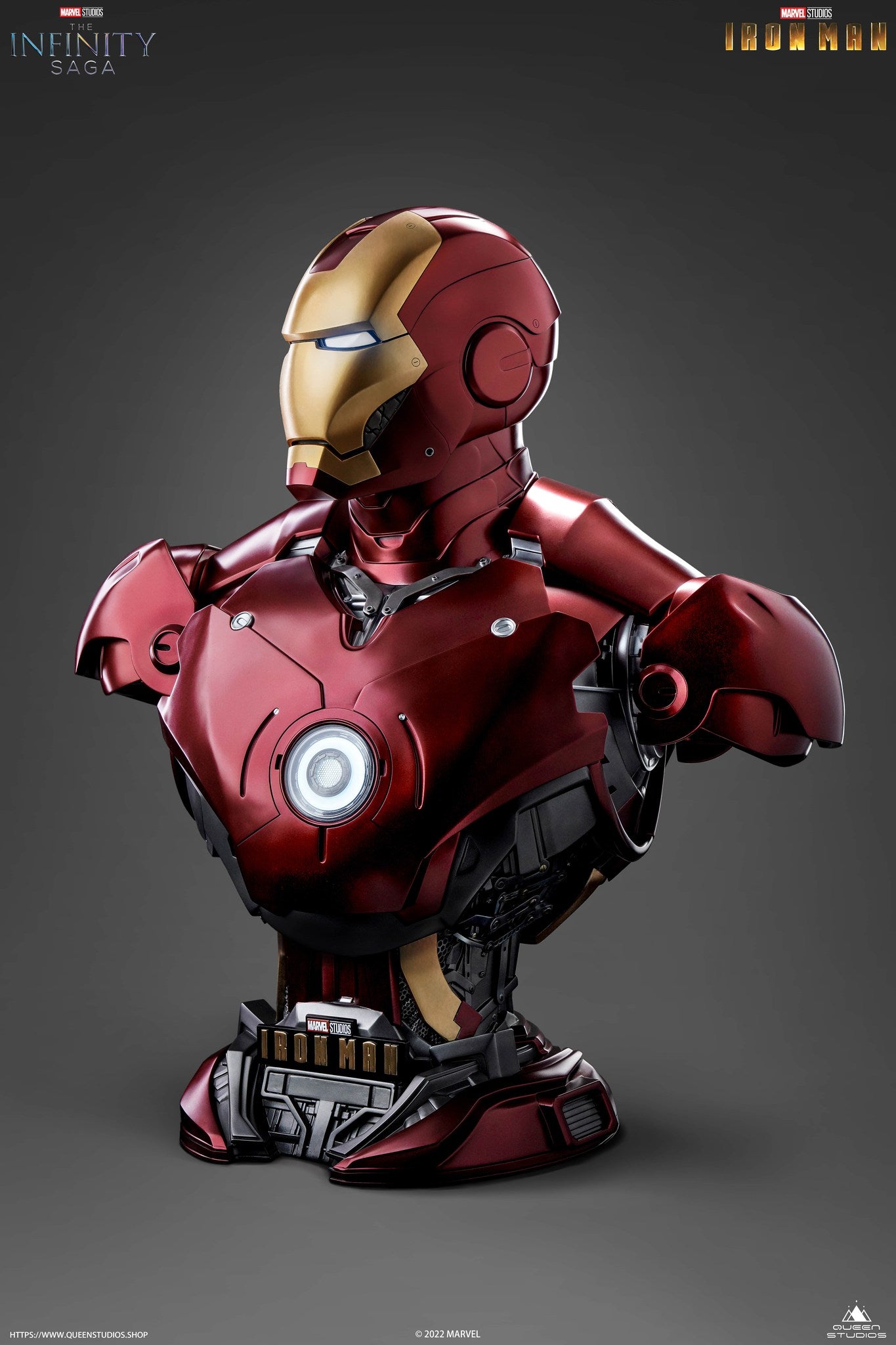 Queen Studios Life Size Iron Man Mark 3 Bust