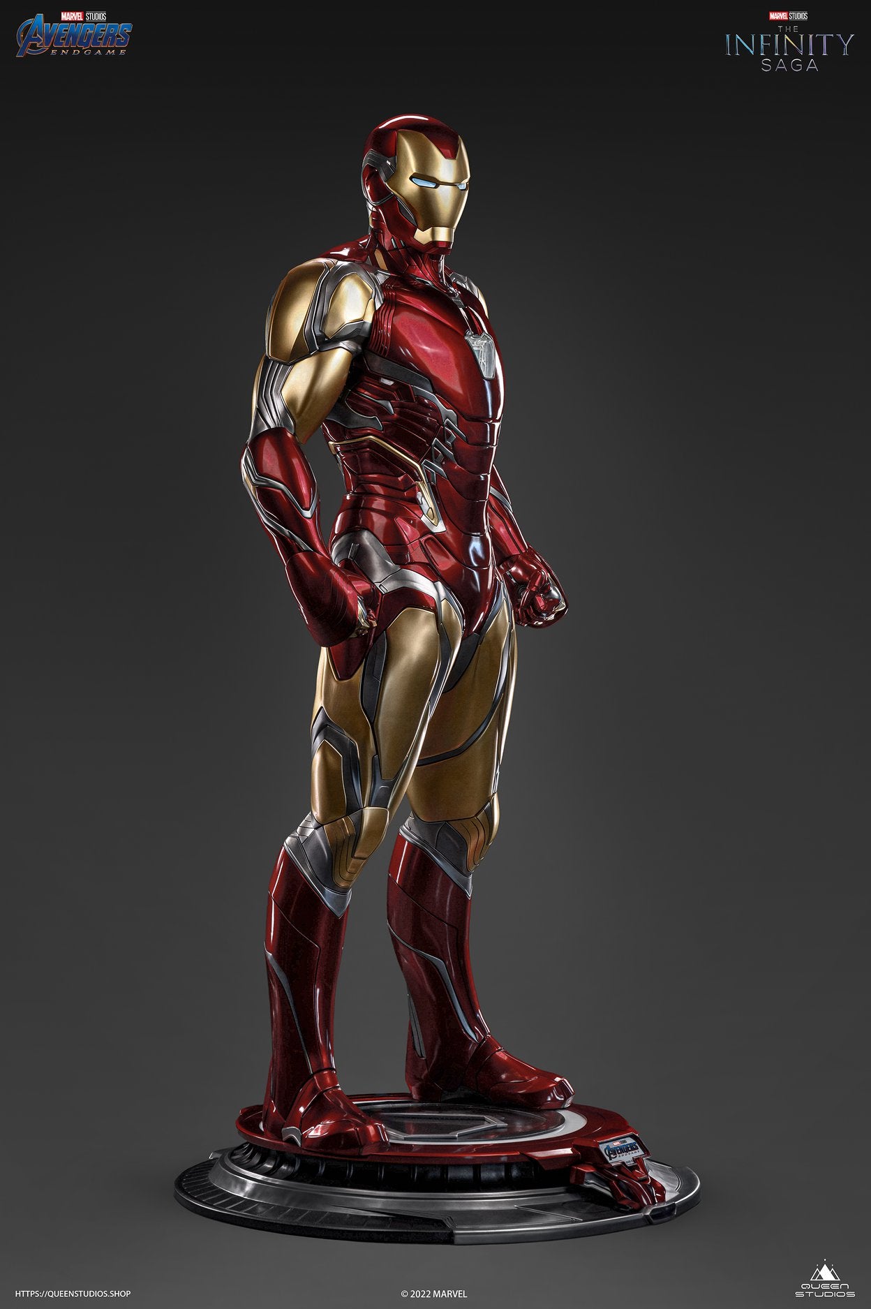 Queen Studios Life Size Iron Man Mark 85 statue