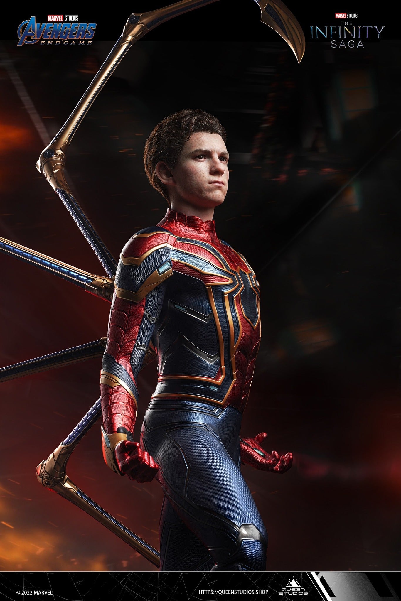 Queen Studios 1/2 Iron Spiderman