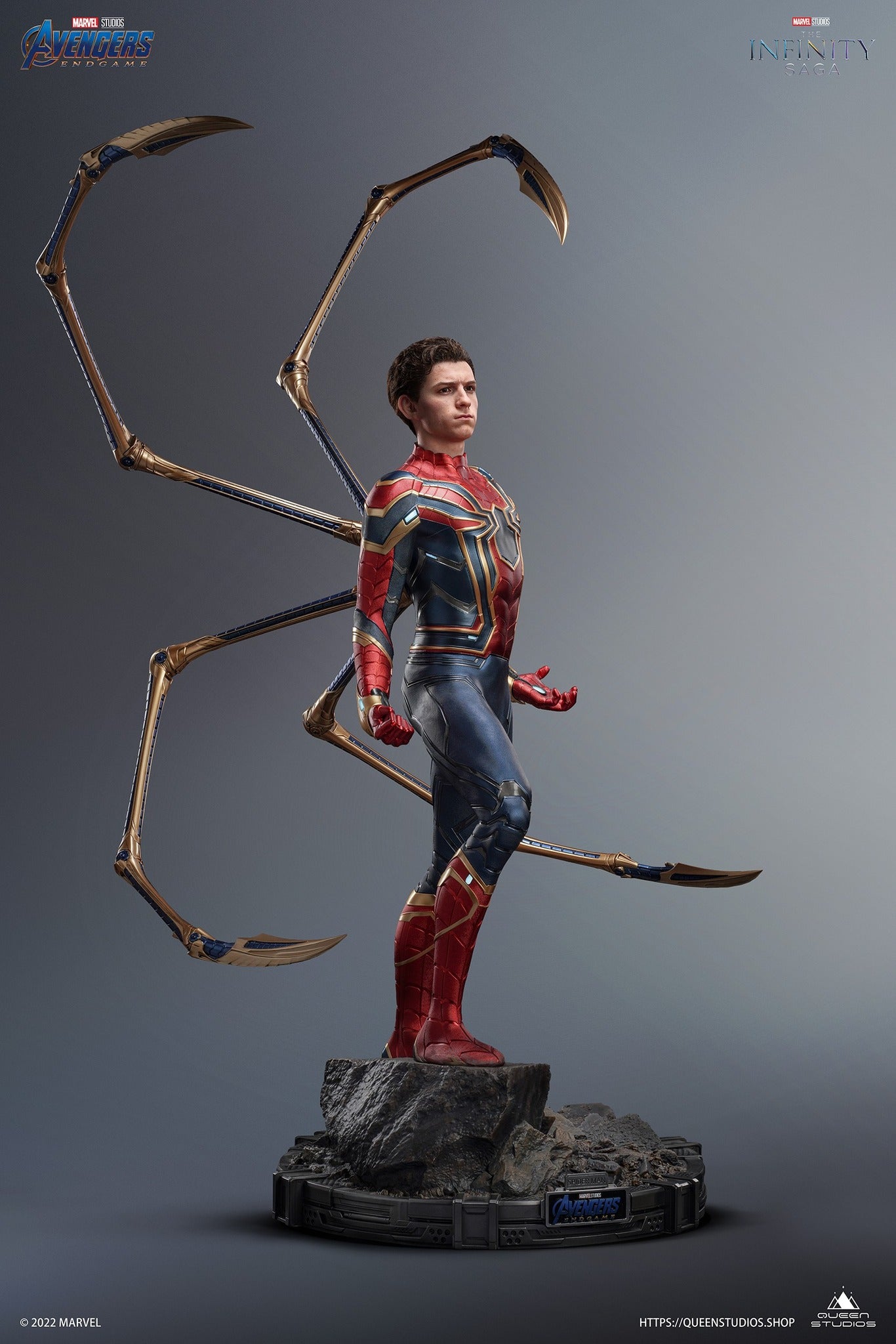 Queen Studios 1/2 Iron Spiderman