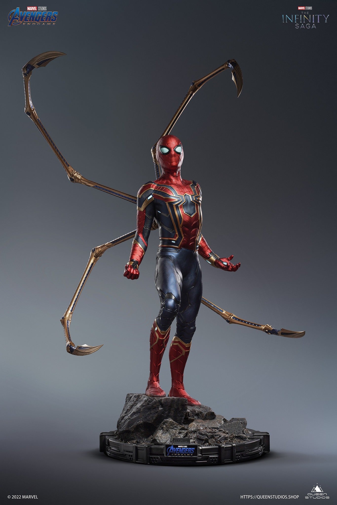 Queen Studios 1/2 Iron Spiderman