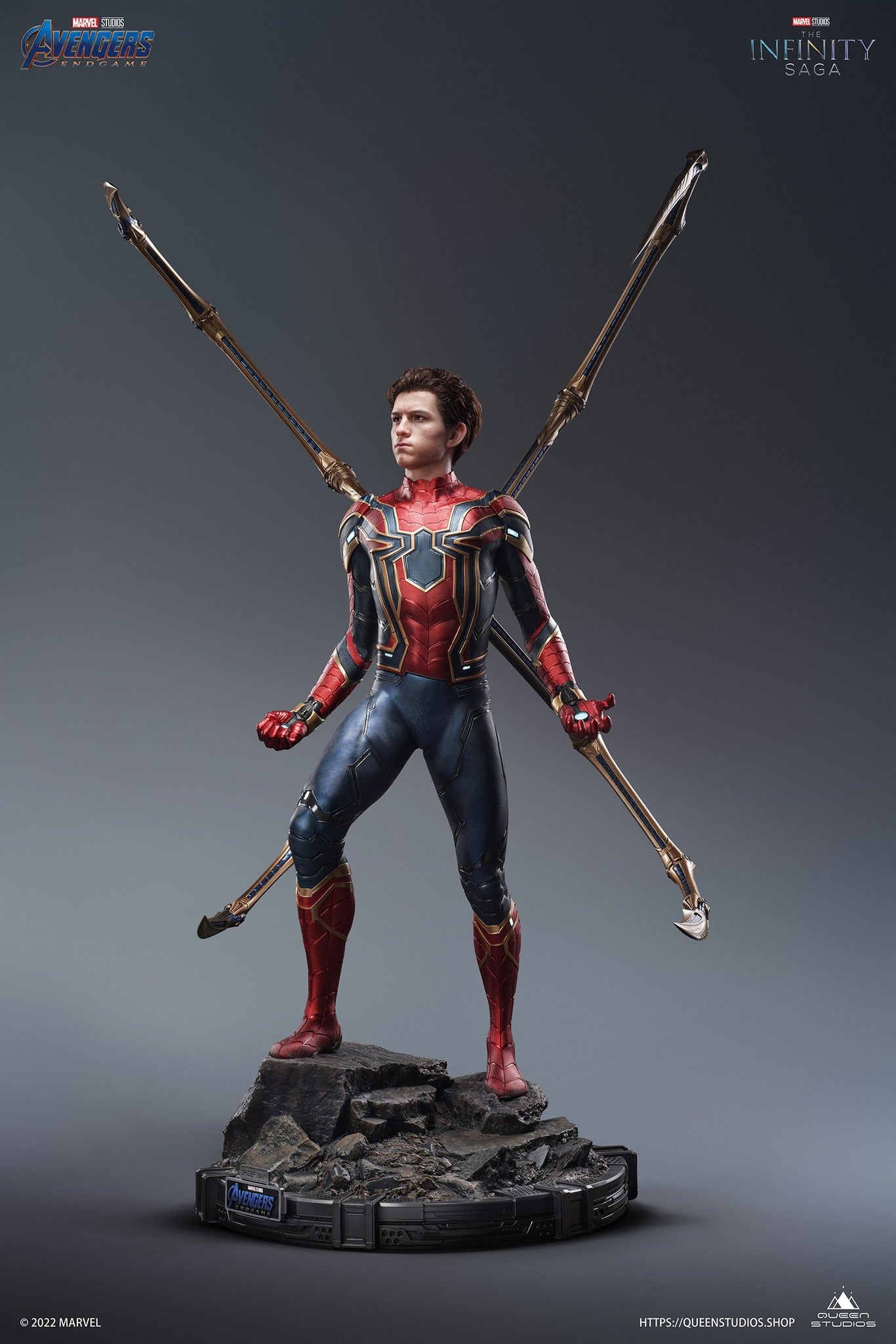 Queen Studios 1/2 Iron Spiderman