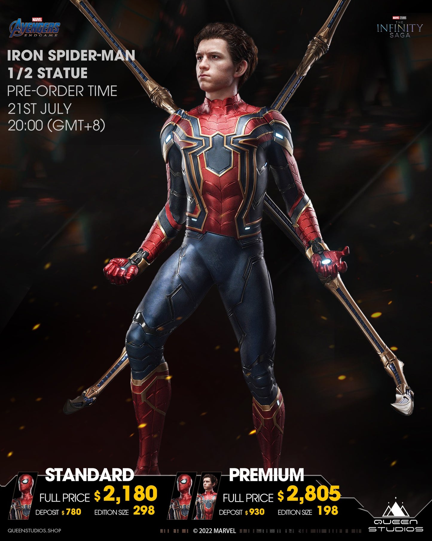 Queen Studios 1/2 Iron Spiderman