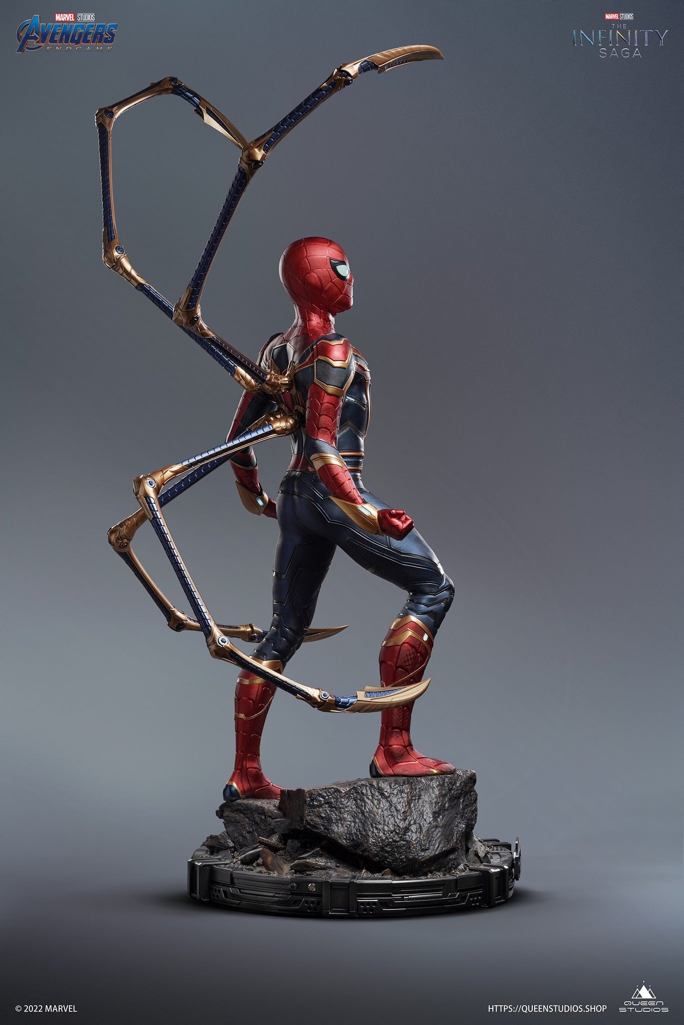 Queen Studios 1/2 Iron Spiderman