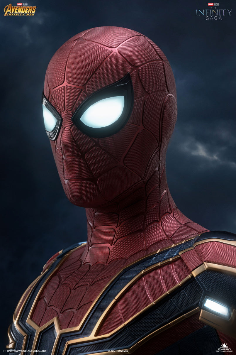 Queen Studios Life Size Iron Spider statue