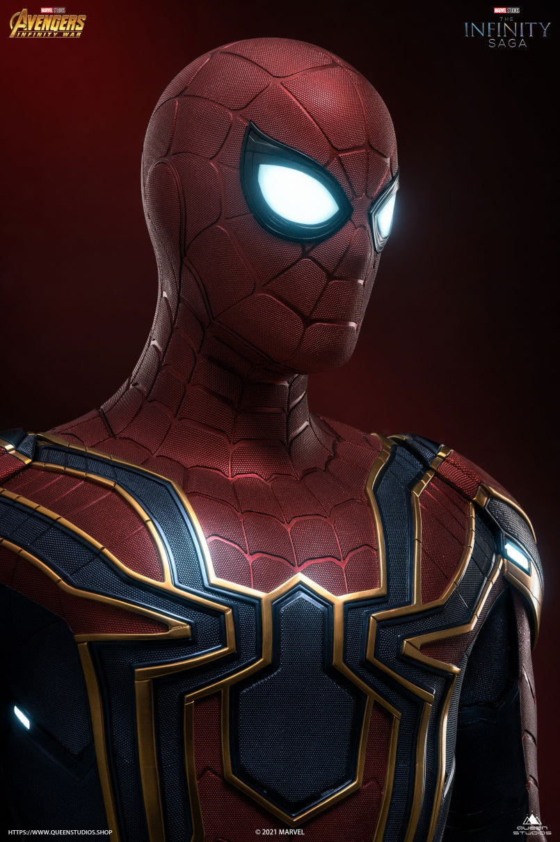 Queen Studios Life Size Iron Spider statue