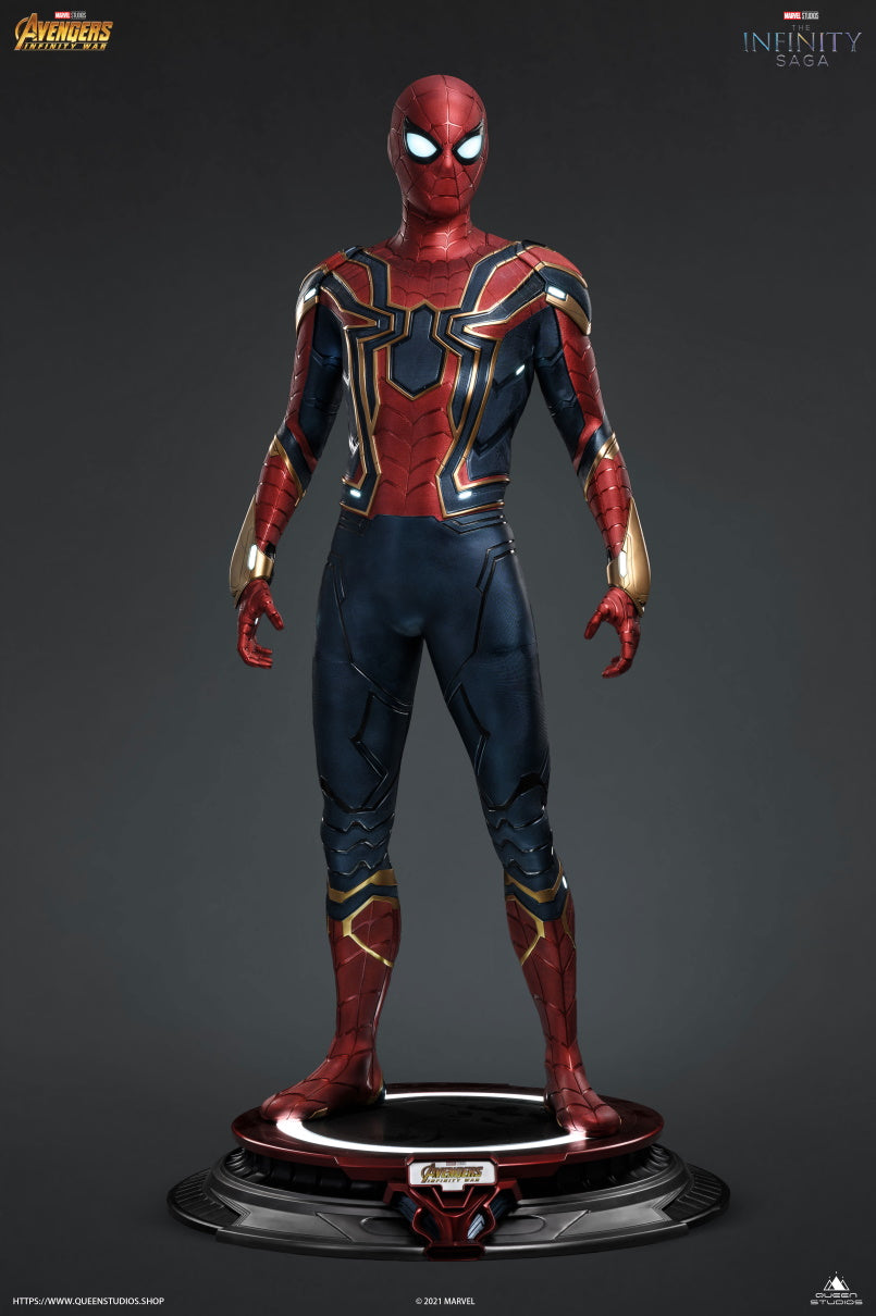 Queen Studios Life Size Iron Spider statue