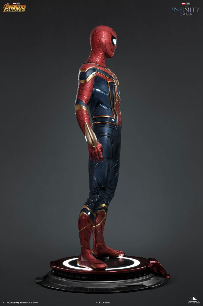 Queen Studios Life Size Iron Spider statue
