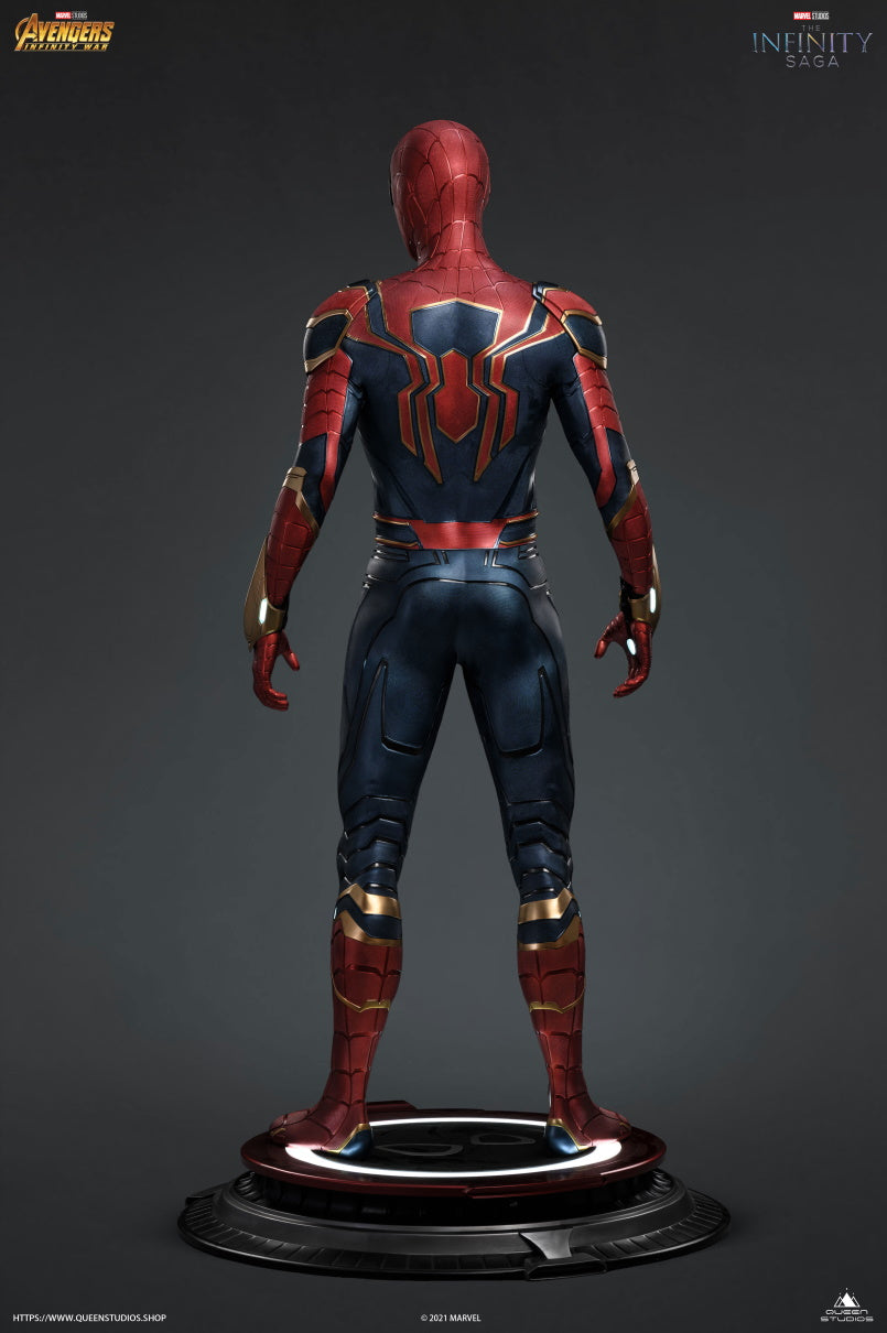 Queen Studios Life Size Iron Spider statue