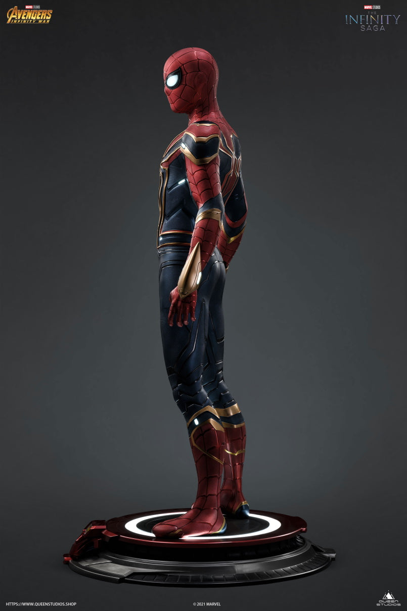 Queen Studios Life Size Iron Spider statue
