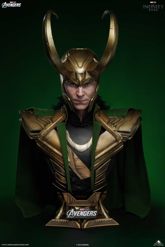 Queen Studios Life Size The Avengers Loki Bust 2.0