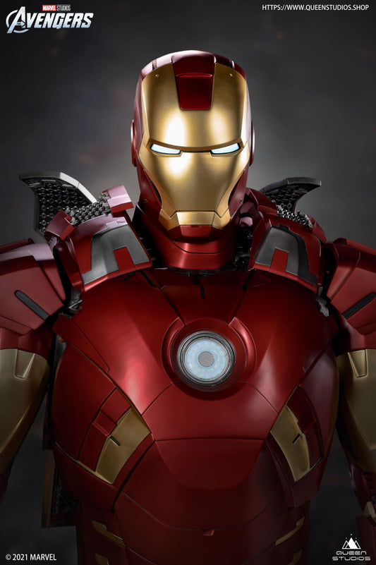 Queen Studios Life Size Iron Man Mark 7 statue